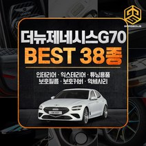 [골져스] 제네시스 더뉴 G70 튜닝 악세사리 DIY 몰딩용품 모음, 04_크롬 도어스트라이커 블랙4P