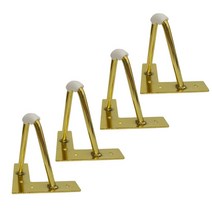쇼파발A 가구다리 철재 거실장다리 4개, 쇼파발A 120MM 골드(4개)