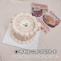 디자인 개이크 강아지 고양이 반려동물 주문제작 닭고기 오리고기 레터링 케이크 멍냥스푼, 닭, S