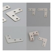 다용도 가구 부속 평철 공구 10P 40X40MM 목공용품 연결철물, 60x60mm