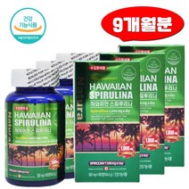 지구 하와이안 스피루리나 엽록소 180정3통 영양제 분말 항산화