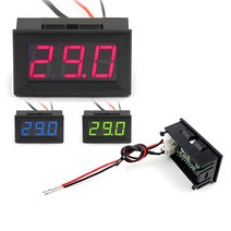 DC 4.5-15V 디지털 온도계 실내외 센서 냉장고 수족관, MG905. DC전원 온도계 파랑, 1개