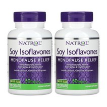 나트롤 이소플라본 50mg 120캡슐 2병 대두추출물 여성건강 제니스테인 Soy Isoflavones, 1개, 기본