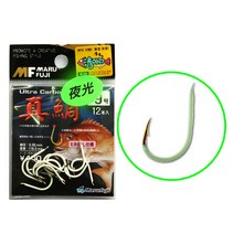마루후지 참돔 야광 바늘 돌돔 부시리 삼치 우럭 광어 감성돔 낚시 바늘, 마루 감성돔야광바늘3