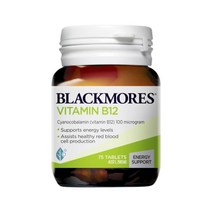 Blackmores 블랙모어스 비타민 B12 시아노코발라민 75정