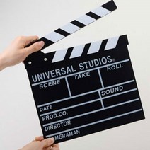 영화 뮤비 유튜브 촬영 소품 슬레이트 클래퍼 보드 슬레이트 _ 501209EA, $ 본상품선택