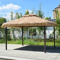 * 파고라 야외원두막 야외파고라 테라스파고라 파고라정자 원두막 전망대 야외 안뜰 농가 포도 선반 조립 지붕 테라스 정원 디자인 빌라 단순한 초가 파빌리온