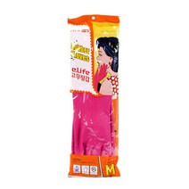 롯데 습진방지 천연라텍스 고무장갑 M