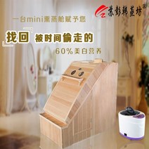 1인 건식 반신욕기 가정용 사우나 전신욕기 이동식 원목 찜질방 원적외선 훈증, 훈증기 2.8리터 세트