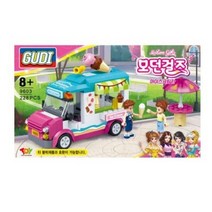 GGUDI 모던걸즈 아이스크림카 여아 미니 블럭 228pcs