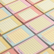 메모지 볼드라인 레트로, 8.핑크 체크리스트