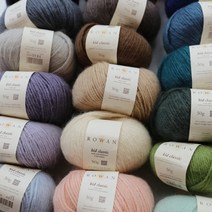 로완 키드클래식 (Rowan kid classic) 로완실 영국수입실 울실 모헤어실 부드러운실 손뜨개질실 겨울털실 목도리 장갑 가디건 스웨터 뜨개실, 890 CEMENT