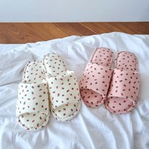예쁜 귀여운 거실 학생 실내용 교사 쿠션 슬리퍼 실내화 룸슈즈 면슬리퍼, 핑크