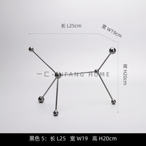 심플인테리어디자인 까맣게 잊다 현대 기하학무니 스퀘어 금속 소프트 웨어 수반 모델하우스 책상테이블 궤 2601376308, 블랙 5