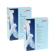 Jura 유라 커피머신 A1 A7 ENA7 ENA9 클라리스 블루 정수 워터 필터 카트리지 3개입 2팩 CLARIS Blue