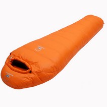 초경량 구스다운 침낭 동계 겨울 혹한기 극동계 백패킹 캠핑침낭 슬리핑백, 1개, 그린 3000g