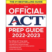 (영문도서) The Official ACT Prep Guide 2022-2023 Paperback, Wiley, English, 9781119865902