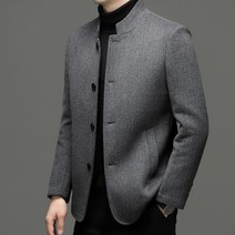 리버시블니트코트남22 가을겨울신상 차이나넥울정장상의 주력GW312223P22069534