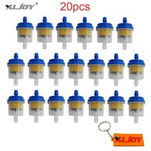 XLJOY 혼다 용 연료 필터 GX 110 120 140 160 200 240 270 340 188F 168F 가솔린 엔진 발전기 워터 펌프 트리머, 4.2pcs