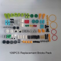 109 개/몫 기술 벽돌 부품 WeDo 2.0 교체 팩 빌딩 블록 대량 예비 세트 완구 호환 45300 코어, 01 Replacement Pack