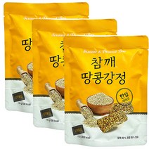 참깨 땅콩강정 110g (유통기한 : 2023년 11월 18일) /추억의과자 옛날과자 전통간식 간단한간식 공부할때간식 어르신간식 한식 다이어트, 3개