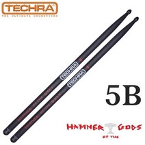 Techra Pairs HAMMER OF THE GODS Sticks - 5B 카본 헤머 스틱
