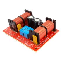 높은 중간베이스 3 웨이 주파수 분배기 Hifi 오디오 크로스 오버 필터 모듈 보드 용접을위한 DIY 스피커에 적합합니다., A, 1개
