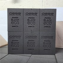 (1+1) 오아시스 프리미엄 블랙에코 2블럭 /검정색 플로랄폼/전문가용