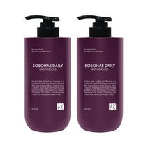 소소해데일리 소소해 데일리 탈모샴푸 500ML 1+1, 소소해 데일리 탈모샴푸 500ML 1