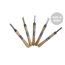 전문가 목공예 끌 나무 조각 목공용칼 공구 5PCS
