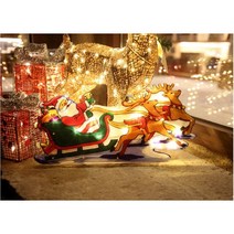 크리스마스 소품 led 창문 조명 장식 무드등 벽트리, 메리크리스마스