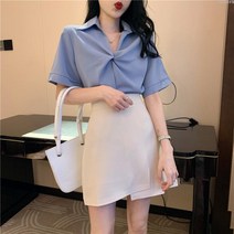 해외직구 포멀 럭셔리 치마 블라우스 여름 봄 오피스룩 단정한 키작녀 현아 여자 연예인 사복 패션 아우라 인스타그램