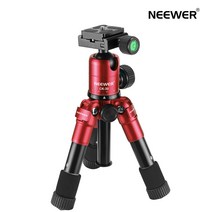 NEEWER 미니 삼각대+휴대용 가방, 빨간