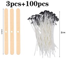 비 스틱 버블 큐브 양초 실리콘 몰드 아로마 테라피 석고 DIY 수제 비누 용품, 8cm 103pcs, 103개
