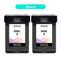 APAPLIK HP 60 HP 60XL 60 XL CC641WN CC644WN 용 C4680 D2680 D1660 D2530 F2430 F4210, 중국, 2블랙