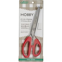 홈데코 36-629 크로바 HOBBY핑킹가위P210-톱니3mm(22cm) 재단가위