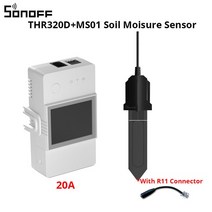 SONOFF TH Elite-스마트 스위치 16A/20A WiFi 온도 및 습도 모니터링 스마트 홈 DS18B20/ Si7021/ RL560 호환, [07] THR320D With MS01
