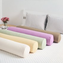우리앤데코 캔버스 면 바디필로우 롱쿠션 원형 커버/5colors, 그린 원형 커버