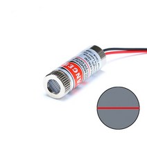 목재톱조정 가능한 빔 650nm 5mW 레드 포인트/라인/크로스 레이저 다이오드 모듈 헤드 유리 렌즈 초점 산, 02 Line Laser Shape