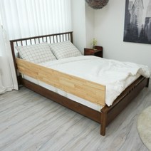 원목 침대 안전 가드 낙상 방지 침대 난간 안전바 대형120 cm 중형 80 cm, 대형 120 cm+원목스틱 2개