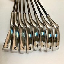 VICKY-G 골프 클럽 MP1100 아이언 세트 5-9PAS 흑연스틸 샤프트 헤드 커버 포함, 05 KBS C-TAPER 110 R S