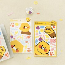 [카카오프렌즈 춘식이 빅 데코 스티커] 스티커 다꾸스티커 노트북스티커 다이어리꾸미기 씰스티커 리무버블스티커 도무송스티커 탑꾸스티커 다이어리스티커 캐리어스티커 아이패드스티커, 까꿍