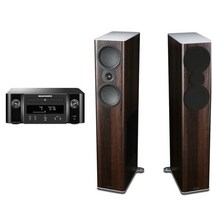 마란츠 M-CR612 + 미션 QX-5 분리형 하이파이 오디오 세트, 612(블랙)