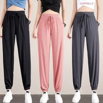 러브율 여성 여자 냉장고바지 여름 조거팬츠 쿨바지 시원한 아이스 바지