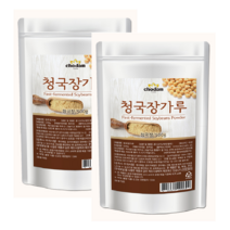 청국장가루 효능 먹는방법 국내산 콩 100% 냄새안나는청국장 분말 500g 2팩