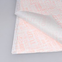 (TY) 왁스 유산지 영문연살구 페이퍼 식품 샌드위치 포장지 500장, TY왁스유산지(영문연살구)500장