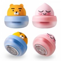 카카오프렌즈 보풀제거기 옷 니트 보풀제거 방법 보푸라기제거 라이언 어피치 실리콘 무선