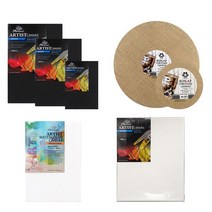 피닉스 캔버스 면천 원형 타원형 3D 검정 황마, 면천 2P, 9999개