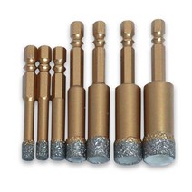 FCD 융착 코어비트 8mm 5개 다이아몬드 타일드릴 기리 유리 도자기 포세린 타공 대리석 세라믹