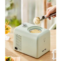 가정용 젤라또 머신 기계 소프트 아이스크림, 연한 초록색